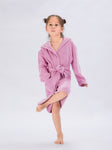 Seasnail Bathrobe For Kids-Purple