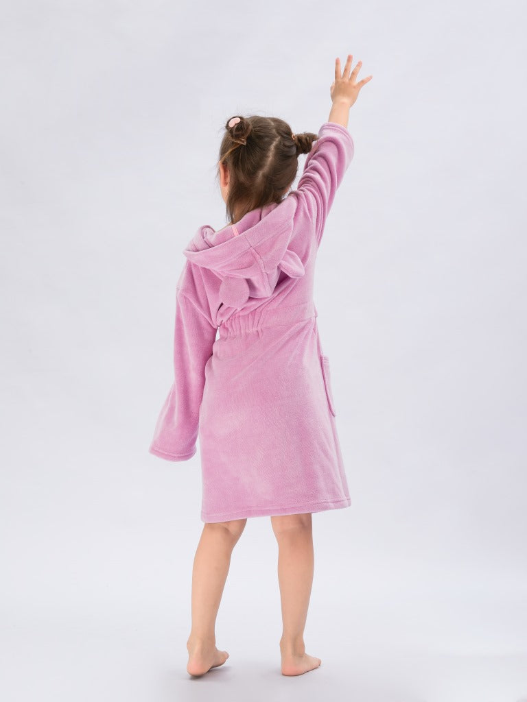 Seasnail Bathrobe For Kids-Purple