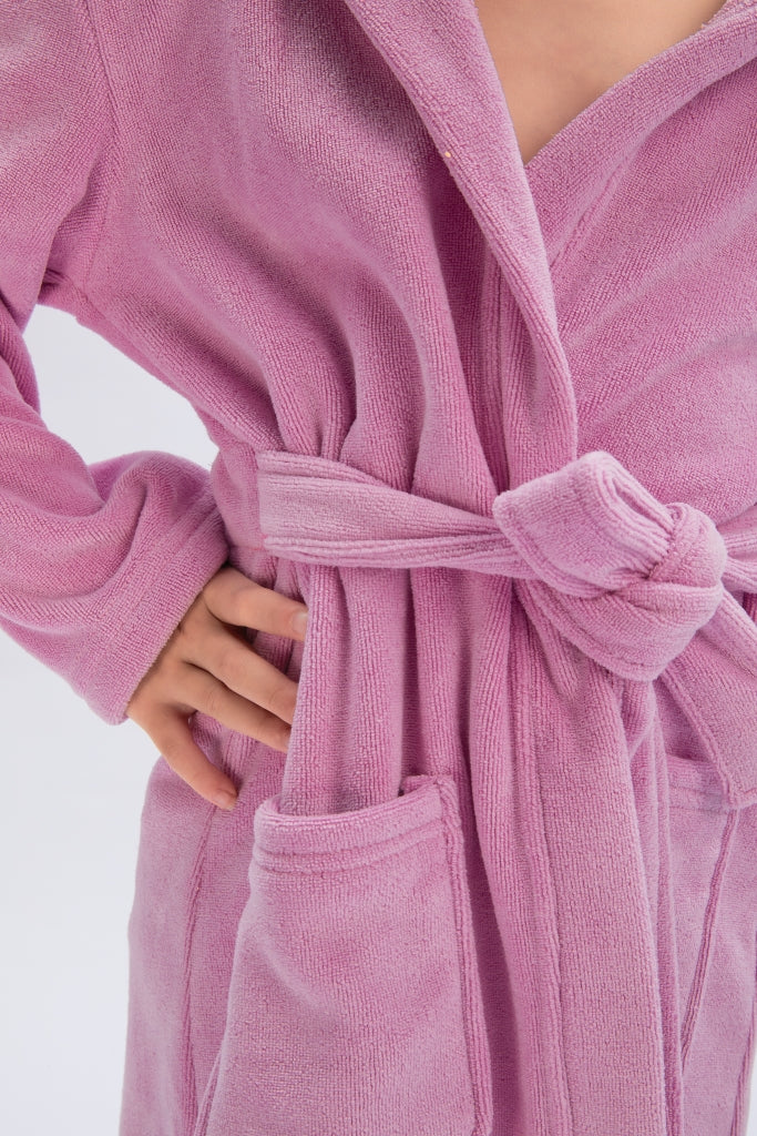 Seasnail Bathrobe For Kids-Purple