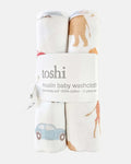 Toshi Baby Washcloth Muslin-2pcs /Congo Dawn