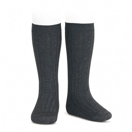 2016/2 RIB KNEE HIGH SOCK disc colour Colour: 290 antracita