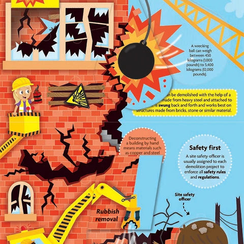 FunFacts - Lift the Flap Board Book - Explore Construction