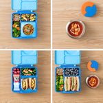 OmieBox Hot & Cold Bento Box - Blue Sky