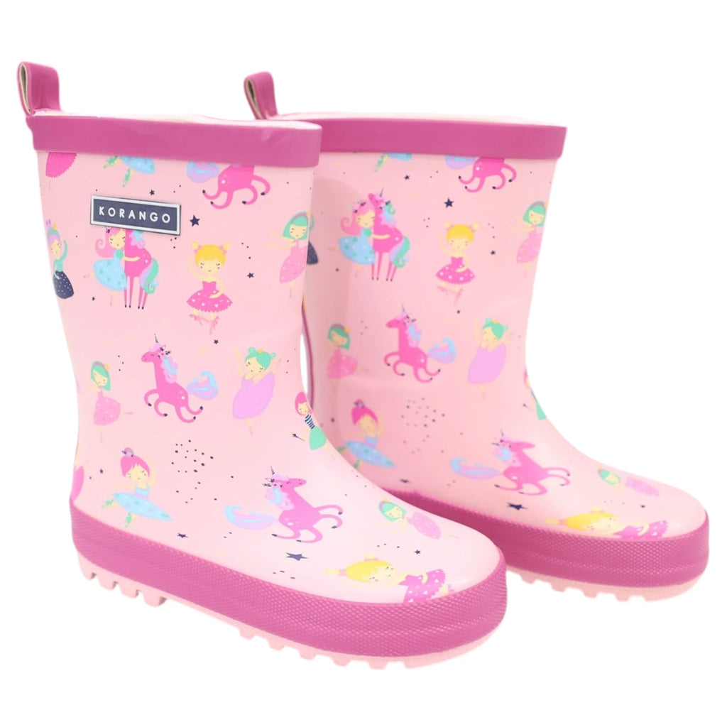 KORANGO Dancing Unicorn Gumboot Pink