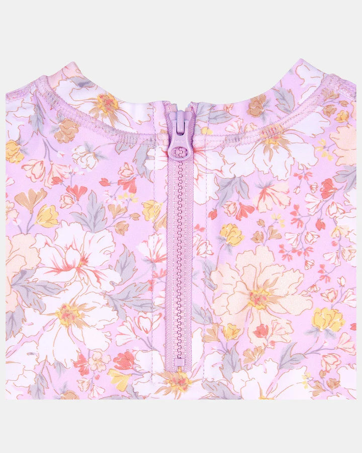 Toshi Swim Baby Rashie L/S Classic - Current /Dahlia