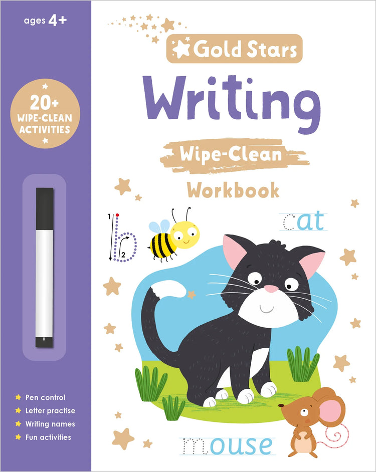 Gold Stars Vol. 3 - Wipe-Clean Book - Writing