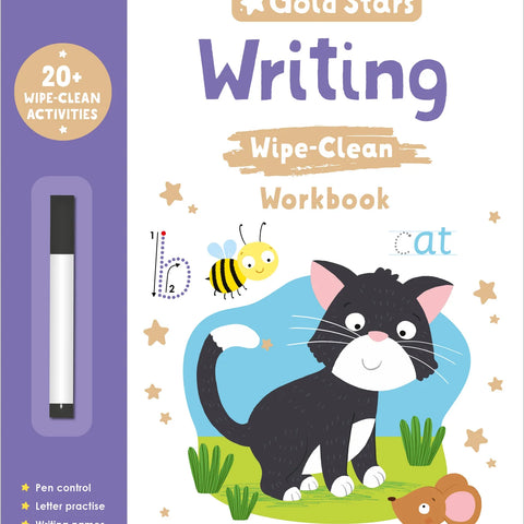 Gold Stars Vol. 3 - Wipe-Clean Book - Writing
