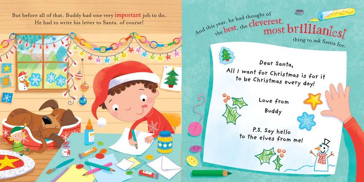 Story Time - Padded Board Book - If Every Day Was Christmas