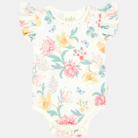 Toshi Onesie S/S Matilda /Waratah Dawn