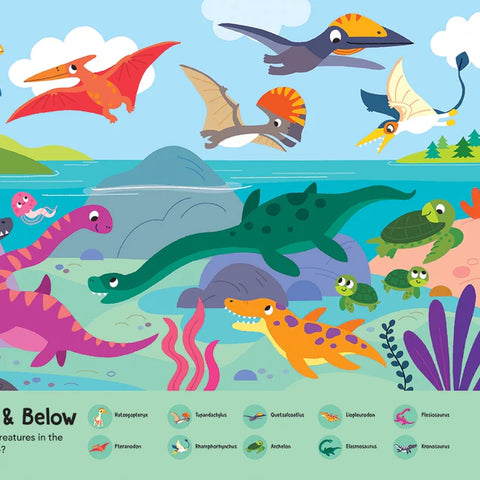Look and Find - 50-Button Mega Sound Book - Dinosaurs