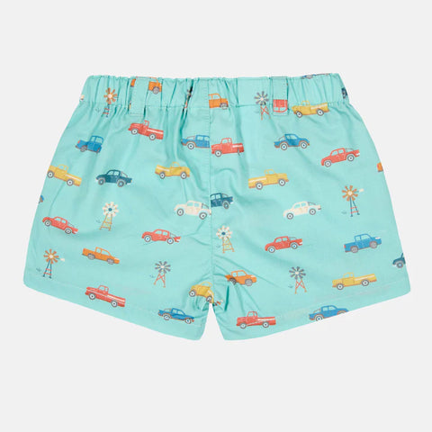 Toshi Baby Shorts Banjo /Utes Teal