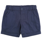 Designer Kidz FinIey Linen Shorts - Navy