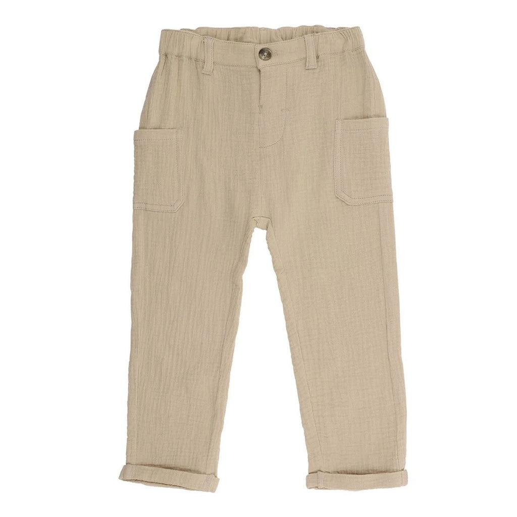 Fox & Finch Crinkle Pant - Sand