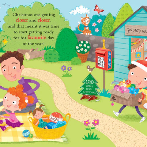 Story Time - Padded Board Book - If Every Day Was Christmas