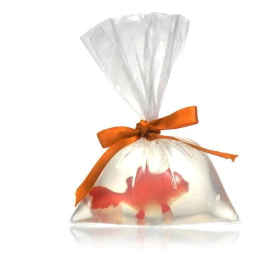Star + Rose Fragranced Glycerine Soap n a Floating Gold Fish Toy