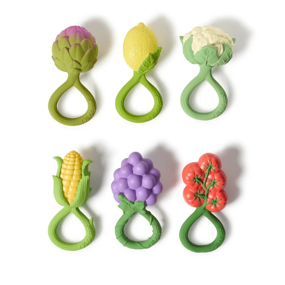 Oli&Carol Grape Rattle Toy