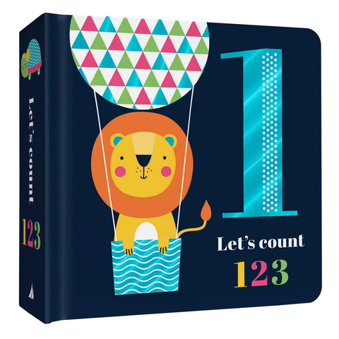Chunky Foil Board Book - Let's Count 123