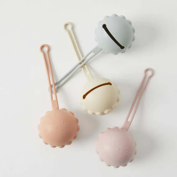 Henny Silicone Dummy Holder - Almond