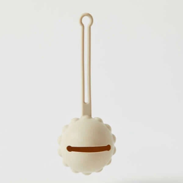 Henny Silicone Dummy Holder - Almond