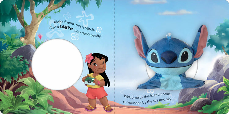 Disney Stitch - Hand Puppet Book