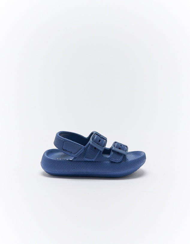 Walnut Jamie Sandal - Navy