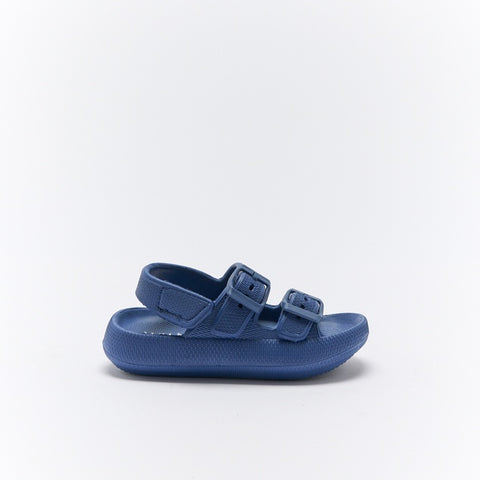 Walnut Jamie Sandal - Navy