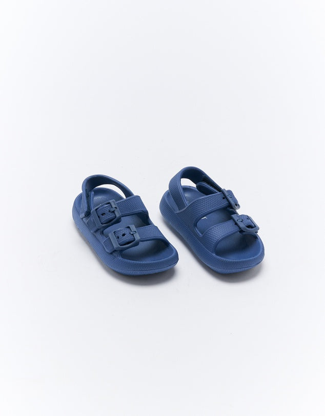Walnut Jamie Sandal - Navy