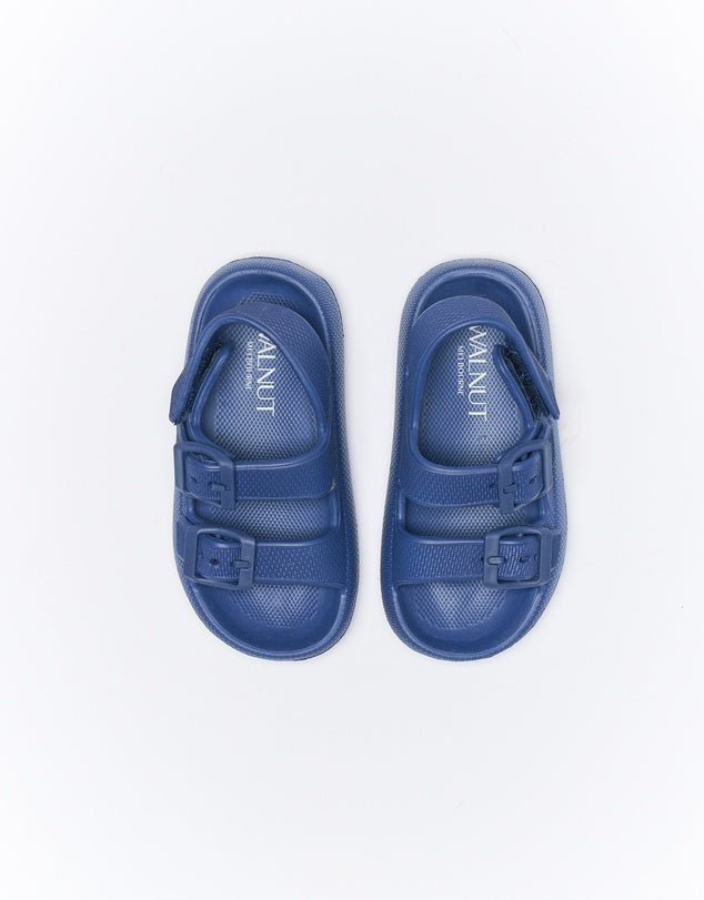 Walnut Jamie Sandal - Navy