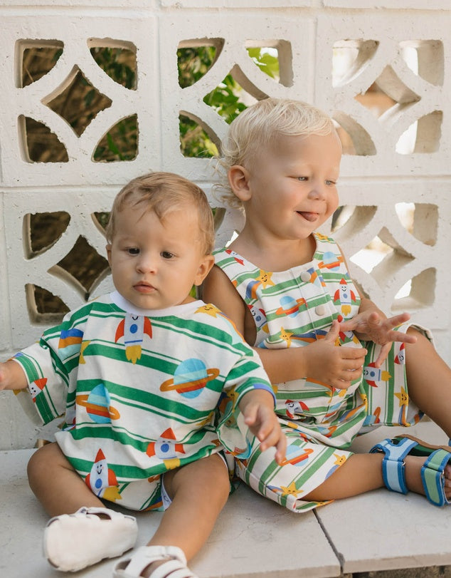 Walnut Charlie Romper