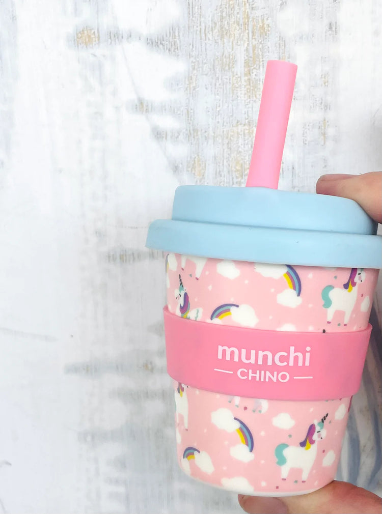 Munchi Chino Unicorn Babychino Cup - Straw Included