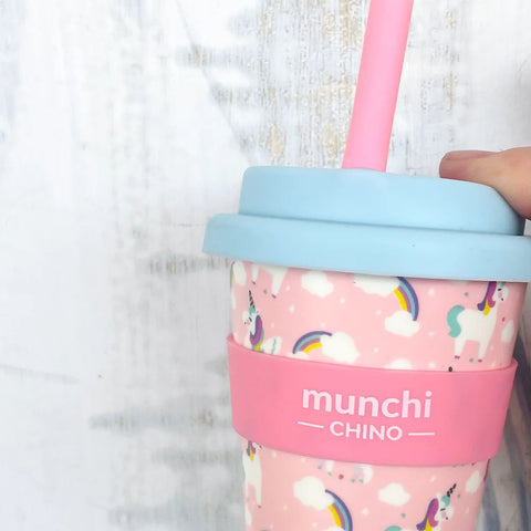 Munchi Chino Unicorn Babychino Cup - Straw Included