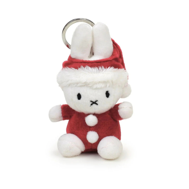 Miffy  Keychain ECO Corduroy Santa 10cm