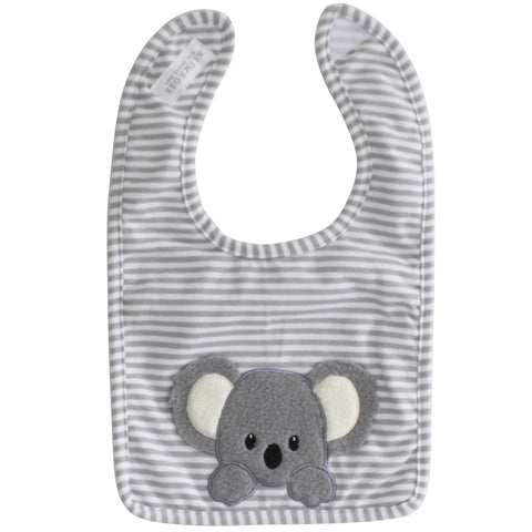 Alimrose Baby Koala Bib Grey