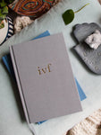 Write to Me IVF Journal. Grey