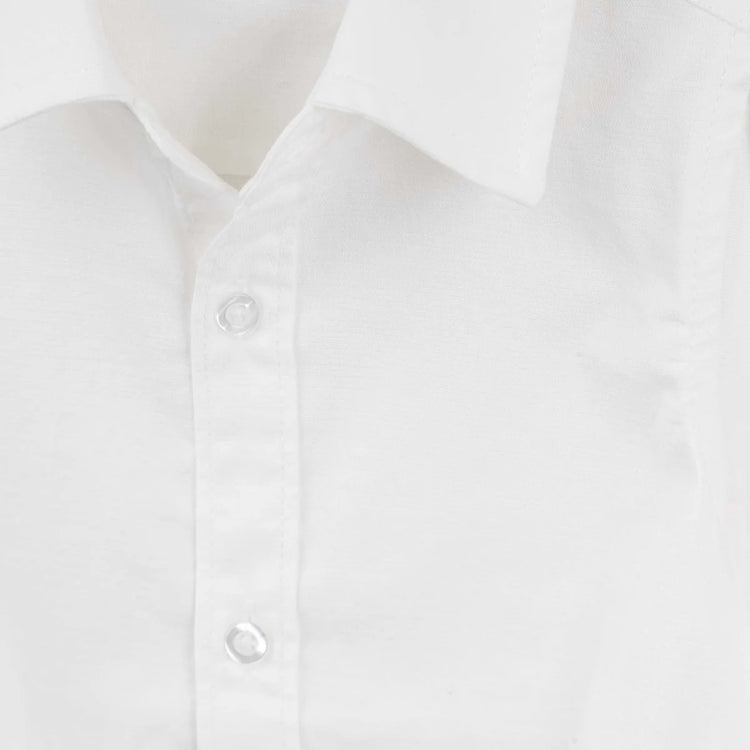 Desinger Kidz Jackson L/S Formal Romper - White