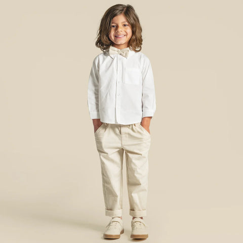 Desinger Kidz Jackson L/S Formal Shirt - White