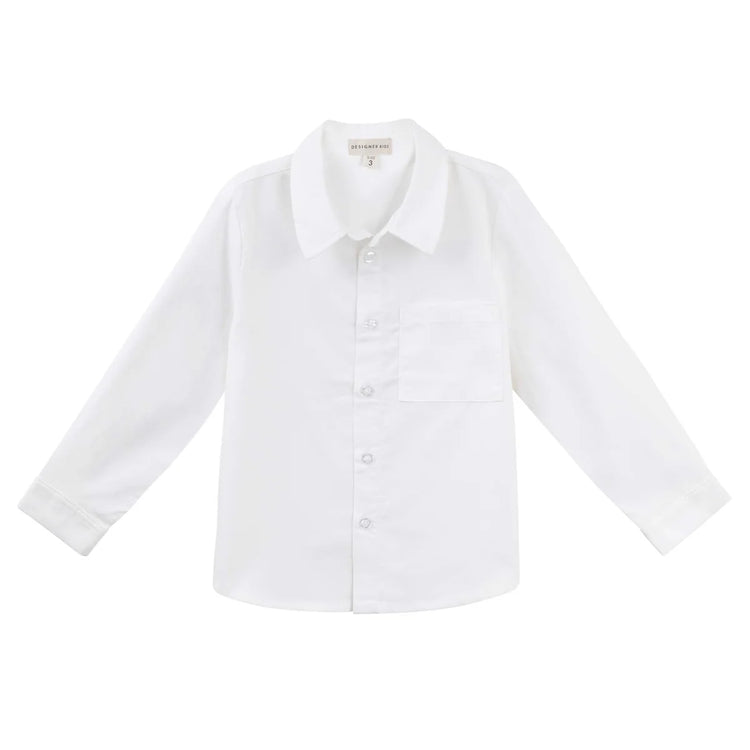 Desinger Kidz Jackson L/S Formal Shirt - White