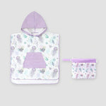 Lesimo Sand Free Kids Hooded Towel - Jelly Joy with free wet bag