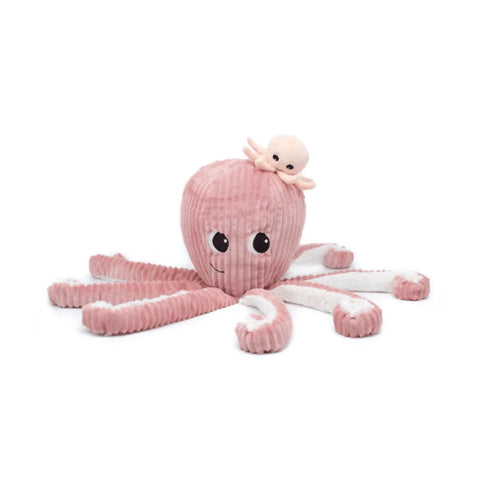 Les Ptipotos Filou the Octopus, Mum & Baby - Pink