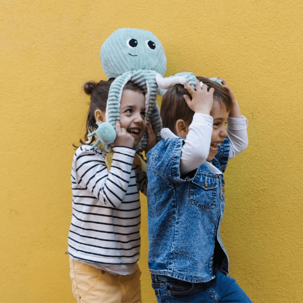 Les Ptipotos Filou the Octopus, Mum & Baby - Pink