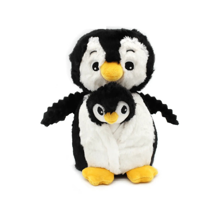 Les Ptipotos Iglou the Penguin, Mum & Baby - Black