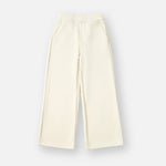 Lesimo Girls Wide Leg Cupro Pants - Oyster White