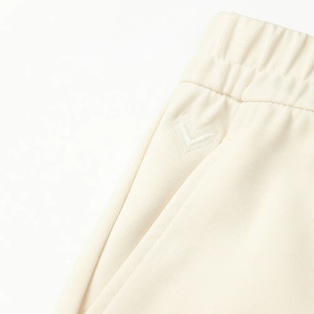 Lesimo Girls Wide Leg Cupro Pants - Oyster White