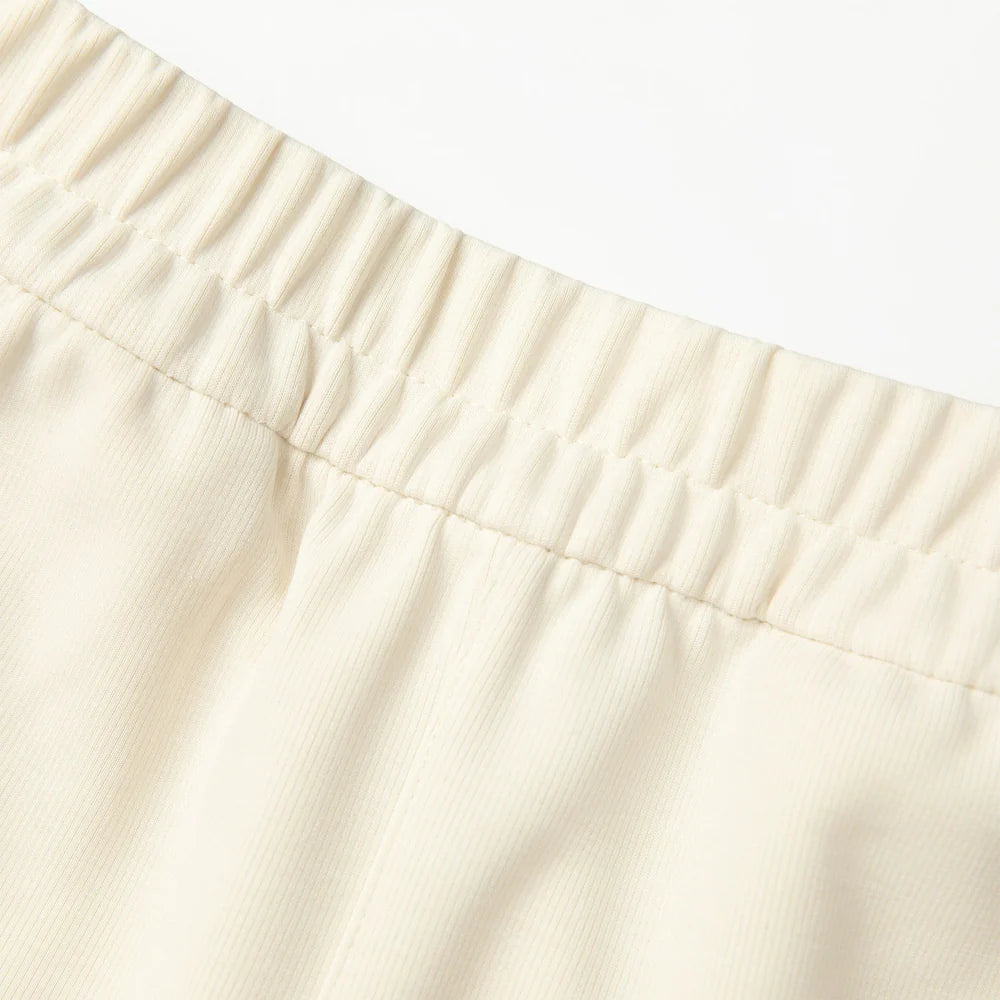 Lesimo Girls Wide Leg Cupro Pants - Oyster White