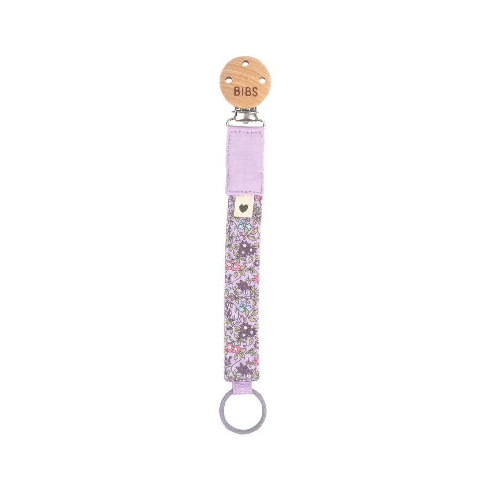 Bibs Liberty Pacifier Clip - Chamomile Lawn/Violet Sky