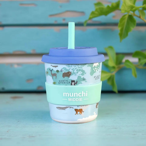 Munchi Chino Little Explorer Baby chino Cup - Straws Included