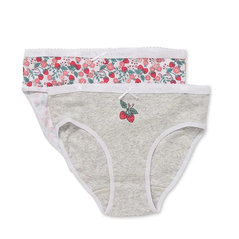 Marquise Girls Strawberry Fields Underwear 2 Pack