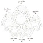 SOFT TOY: LITTLE FLOPPY NIBBLE BUNNY MAUI BLUE