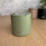Oasis Insulated Food Flask With Quick Release Lid 550ml - Olive Green