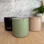 Oasis Insulated Food Flask With Quick Release Lid 550ml - Olive Green